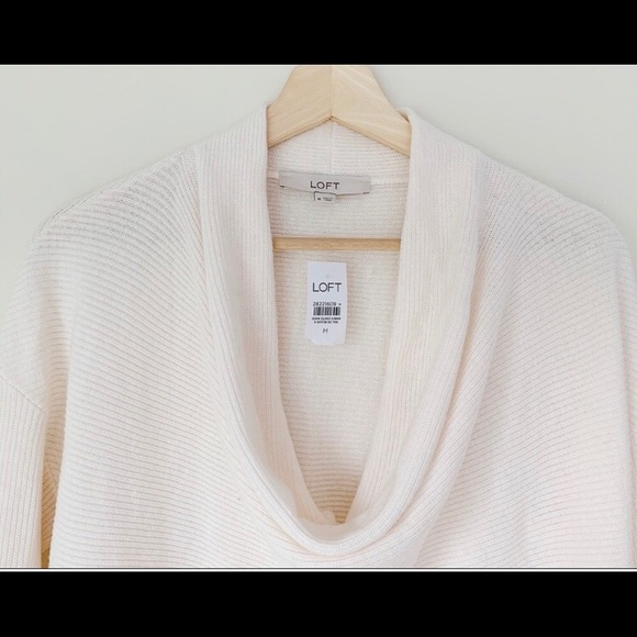 Cream cowl neck sweater - Picture 3 of 5